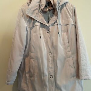 Women's Tan Hooded Jacket